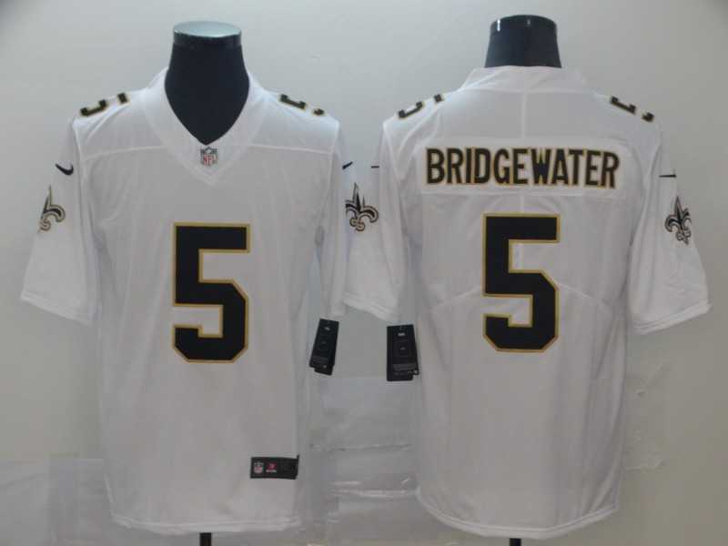 Nike Saints 5 Teddy Bridgewater White Vapor Untouchable Limited Jesey,We sell and wholesale Nike Saints 5 Teddy Bridgewater White Vapor Untouchable Limited Jesey on line form chian!
